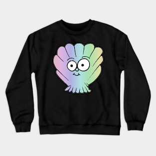 Smiling Sea Shell Doodle Crewneck Sweatshirt